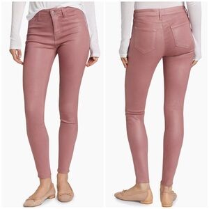 WAYRUNZ High Waisted Stretch Faux Leather Pants PU Coated Legging Juniors Size 5